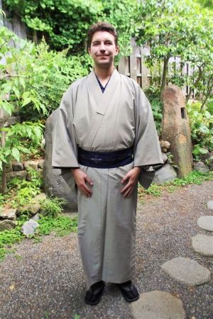 男性着物