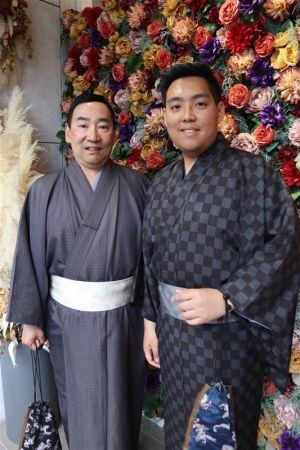 男性着物