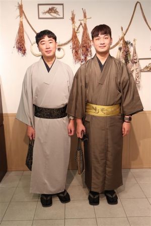 男性着物