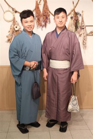 男性着物