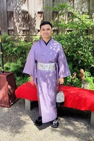 男性着物