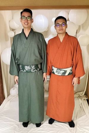 男性着物