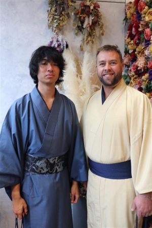 男性着物