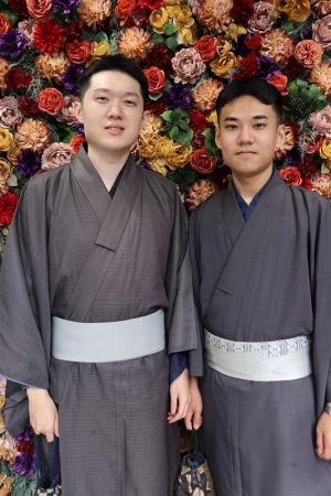 男性着物
