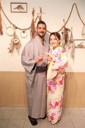 男性着物