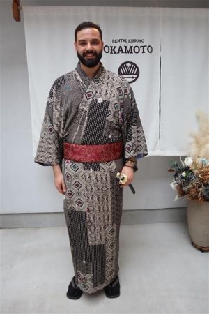 男性着物