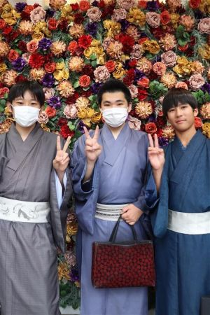 男性着物