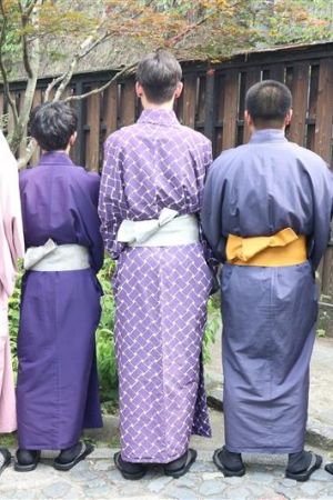 男性着物