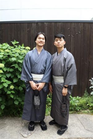 男性着物
