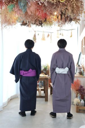 男性着物