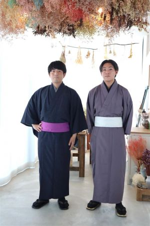 男性着物
