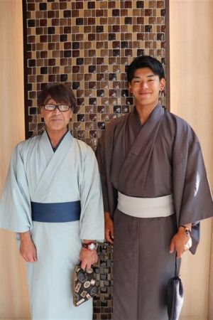 男性着物