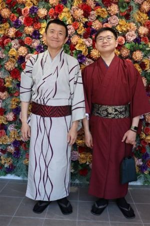 男性着物