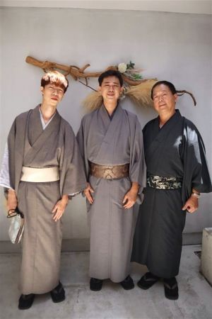 男性着物