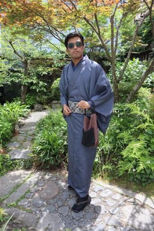 男性着物