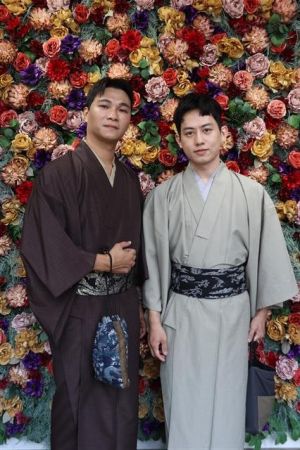 男性着物