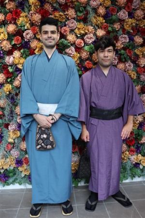 男性着物