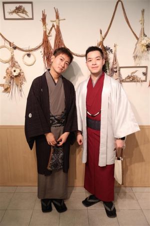 男性着物