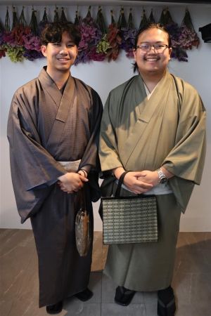 男性着物