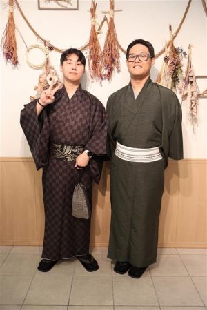 男性着物