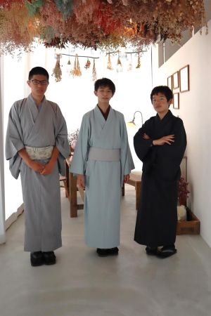 男性着物