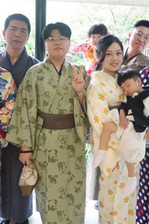 男性着物