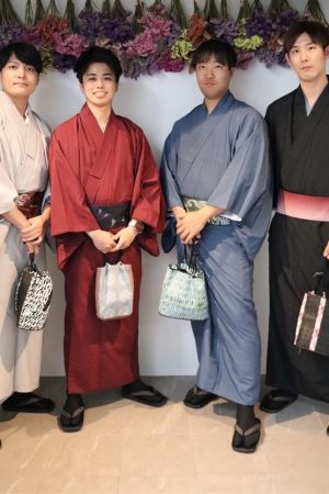 男性着物