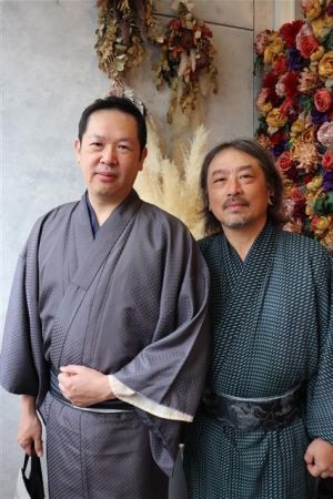 男性着物