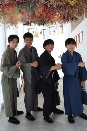 男性着物