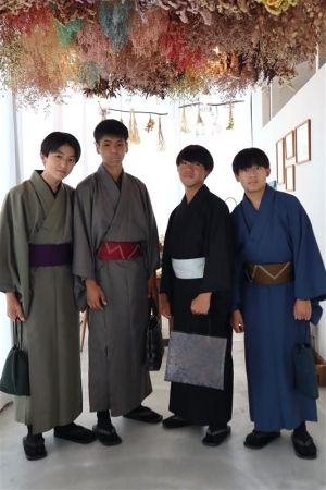 男性着物