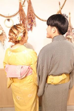 男性着物