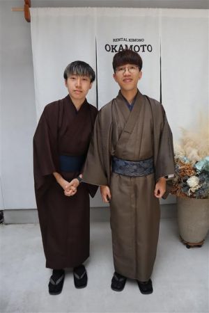 男性着物