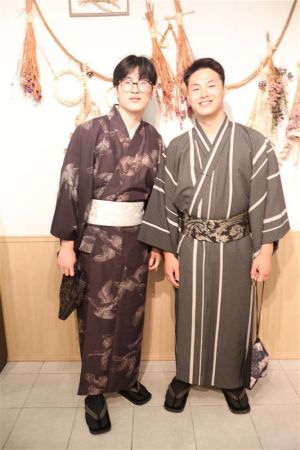 男性着物