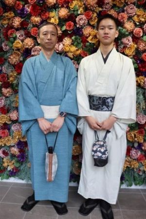 男性着物