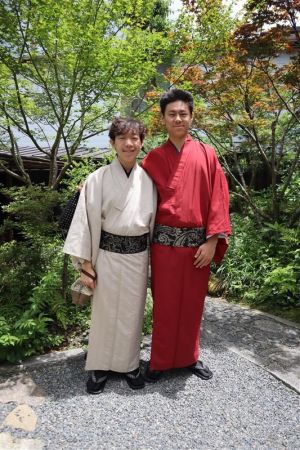 男性着物