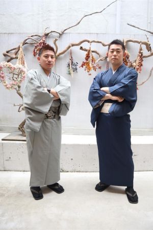 男性着物