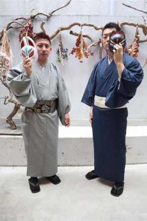 男性着物