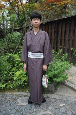 男性着物