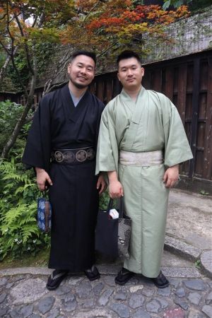 男性着物