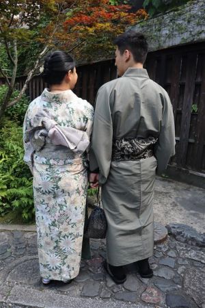 男性着物