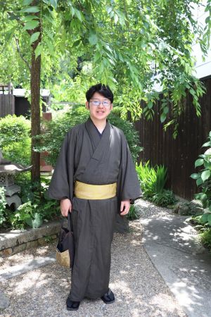 男性着物