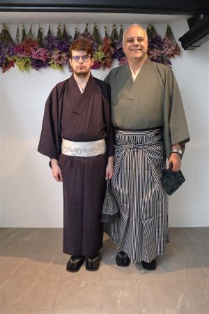男性着物