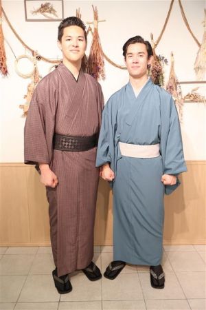 男性着物