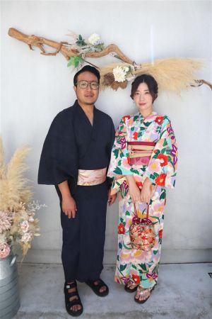 男性着物