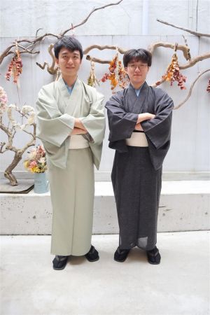 男性着物