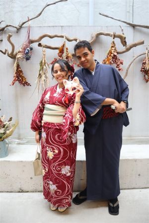 男性着物