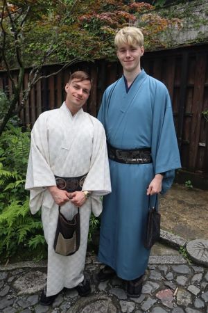 男性着物