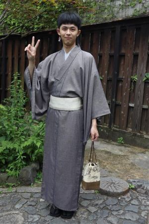 男性着物
