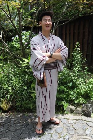 男性着物