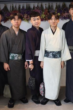 男性着物